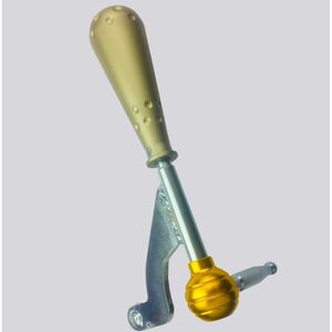 Kit leva cambio stage 1 con pomello 695 style in alluminio anodizzato titanio DNA Racing