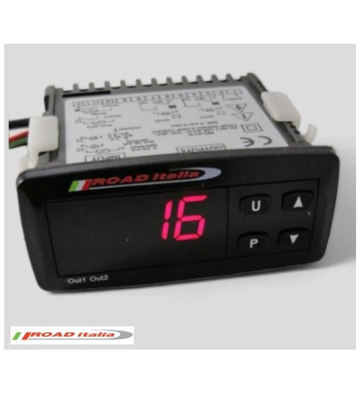 Roaditalia temperatura gas di scarico digitale rettangolare 1001+ sonda k