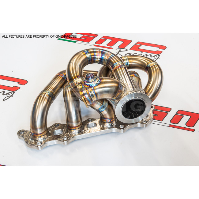 KIT COLLETTORE ATTACCO TURBO SERIE G CON WASTEGATE ESTERNA CON KIT DOWNPIPE - immagine 3