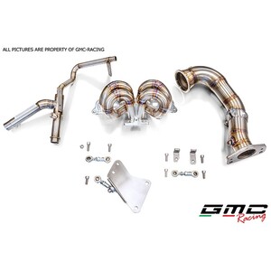 KIT COLLETTORE ATTACCO GARRETT 1446 CON KIT DOWNPIPE E KIT TUBO ACQUA